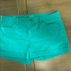 LOFT Women's Green Shorts